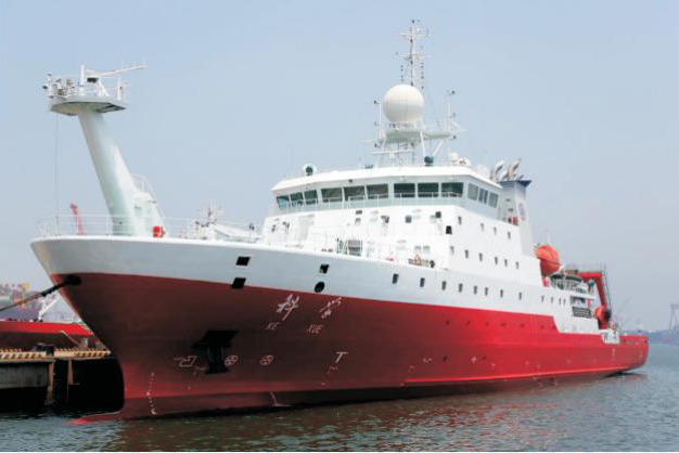 武船造“科學號”科考船使用我司生產的阻尼材料等產品